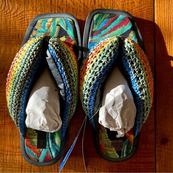 FARM Rio Multicolor Crochet Sandals - Picture 4 of 12